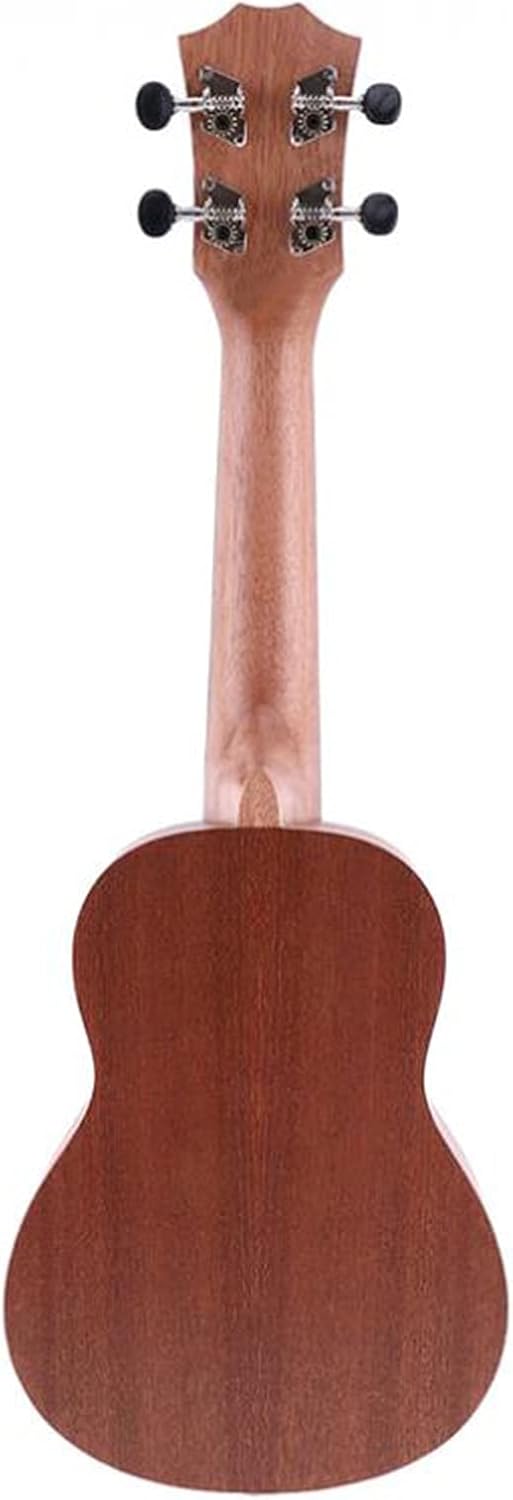 Ukulele Combo 21/23/26inch Ukulele Black Soprano 4 Strings Uke Hawaii Bass Stringed Musical Instrument Set Kits+Tuner+String+Bag Children Ukulele (Color : 21 Inch)