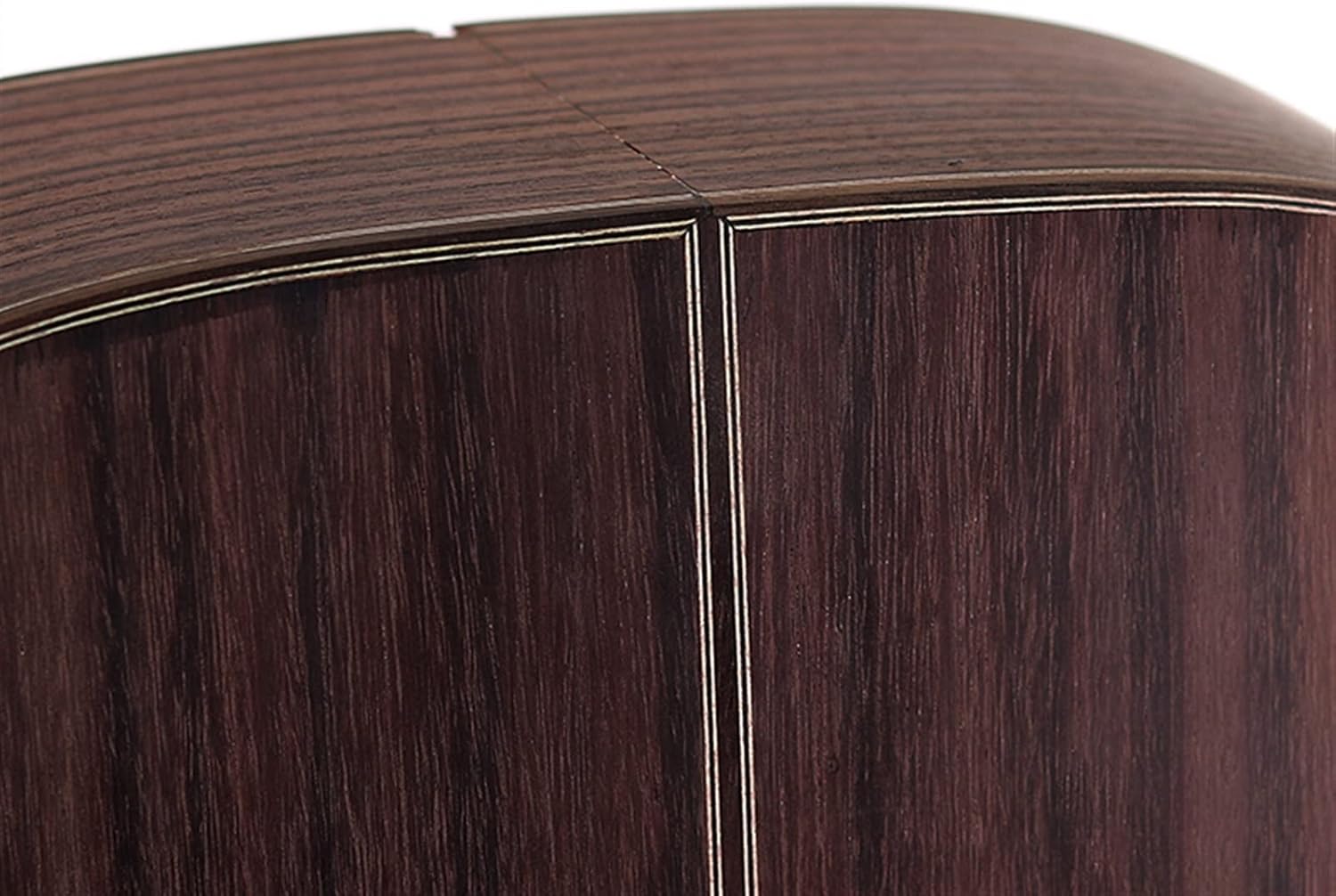 Rosewood Folk Guitar Full Single Finished Barrel Combination Rosewood Back Side Spruce Veneer DIY Guitar Material Unfinished Guitar Body