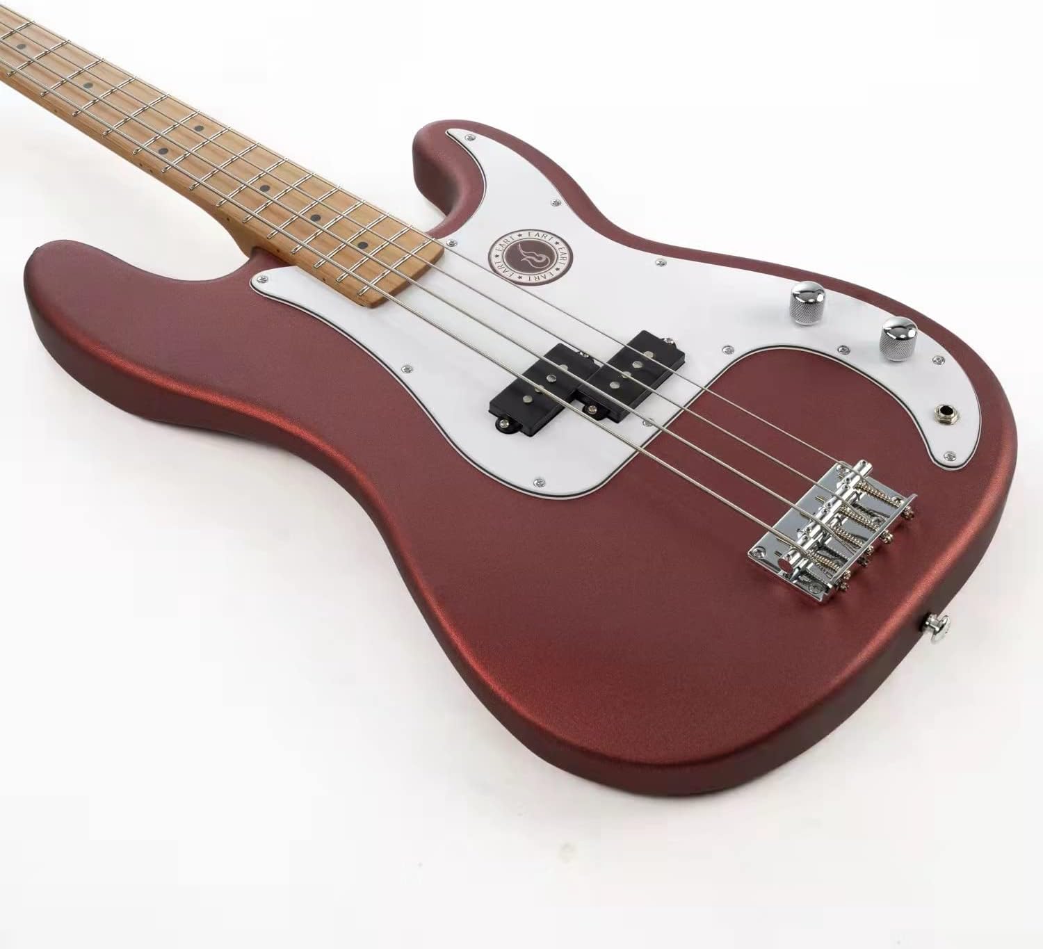 EART Guitars B-10 Roasted Maple Neck Mahogany Body Stainless Steel Fret Vintage Standard 4 Strings Electric Bass