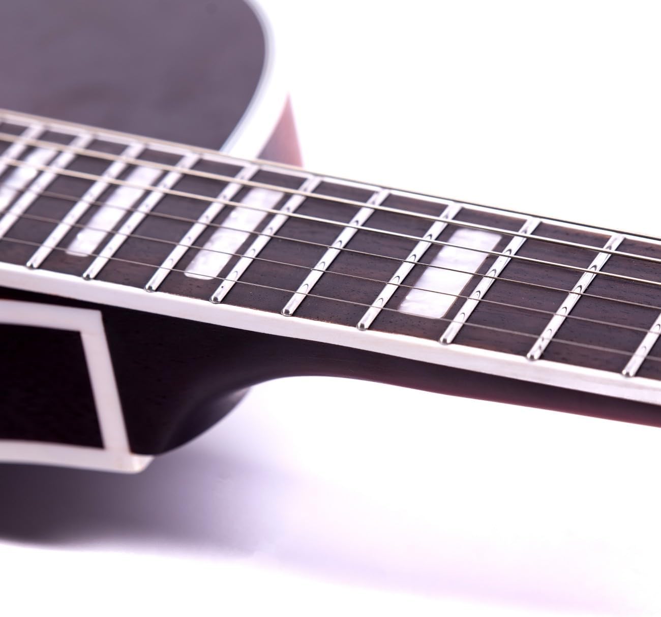 LPF Semi-Hollow Body Electric Guitar,Matte Finish, Humbucker Pickups, mahogany Wood Body, mahogany Neck, Rosewood Fretboard, 6 Strings, Includes Guitarbag(GTLPF-02-black VS)