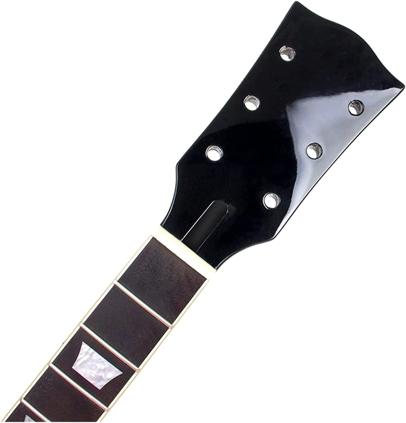 22 Frets Electric Guitar Maple Neck Rosewood Fretboard Black Finish for LP Guitars Electric Guitar Neck
