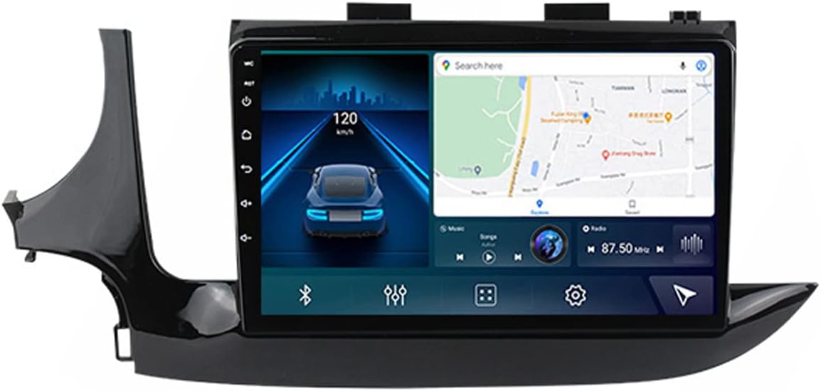 Car Stereo Multimedia MP5 Player for Opel Mokka X Vauxhall Encore 2016-2019 9 Inch Touch Screen Car Audio with Rear View Camera Support SWC/4G/Wifi/Carplay/DSP/RDS Radio