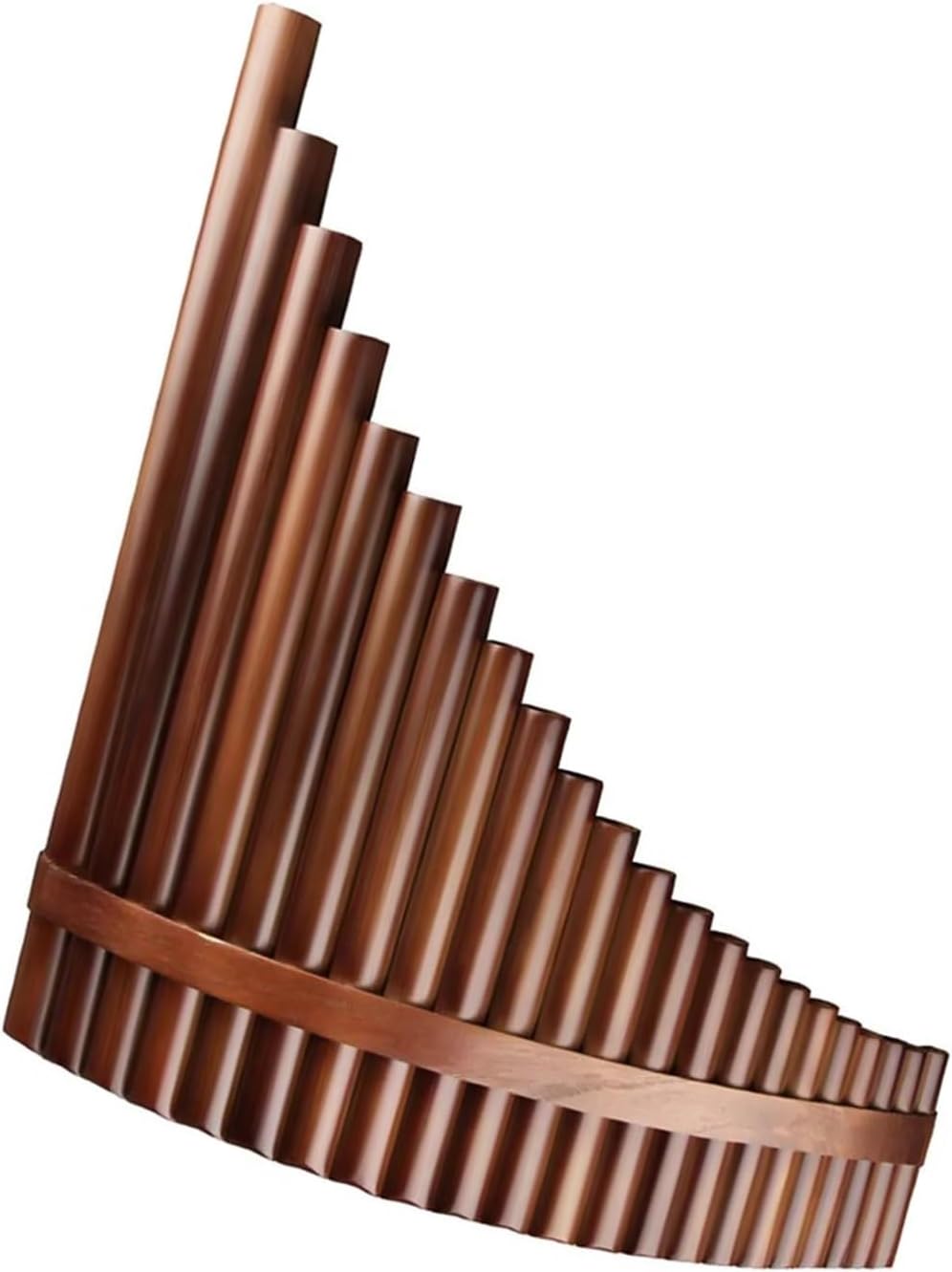 25 Pipe C Key Pan Flute Traditional Musical Instrument 22 Pipe Pan Flute In C Key Woodwind Bamboo Handmade(Left)