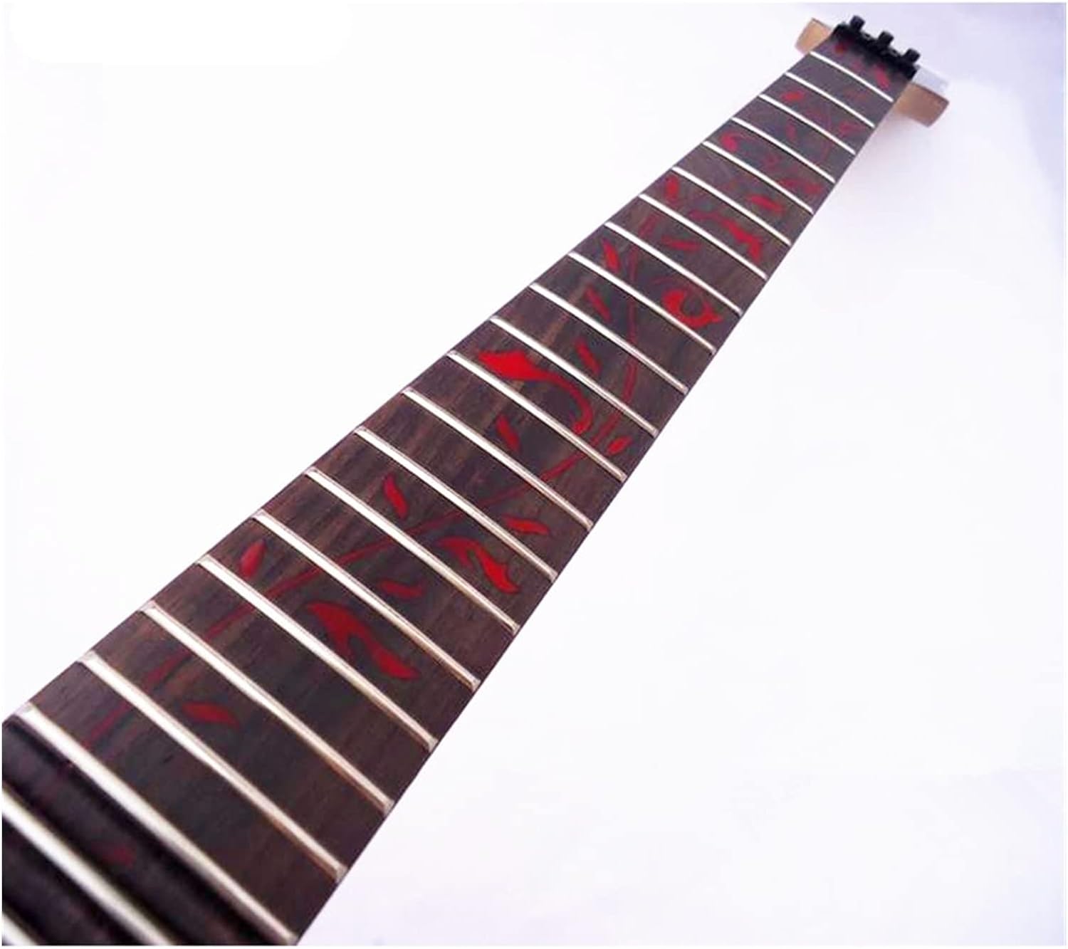 24 Frets Electric Guitar Neck Rosewood Fingerboard Guitar Strings Lock Guitar Accessories Parts Electric Guitar Neck