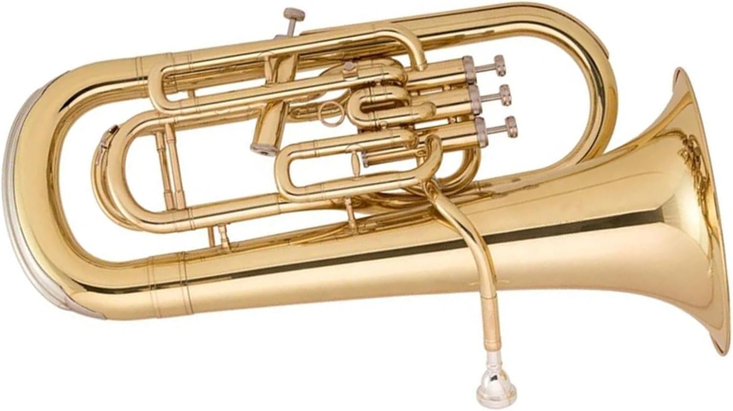 Beginner euphonium Gold 3+1 Pistons Euphonium Brass Wind Instrument Gold