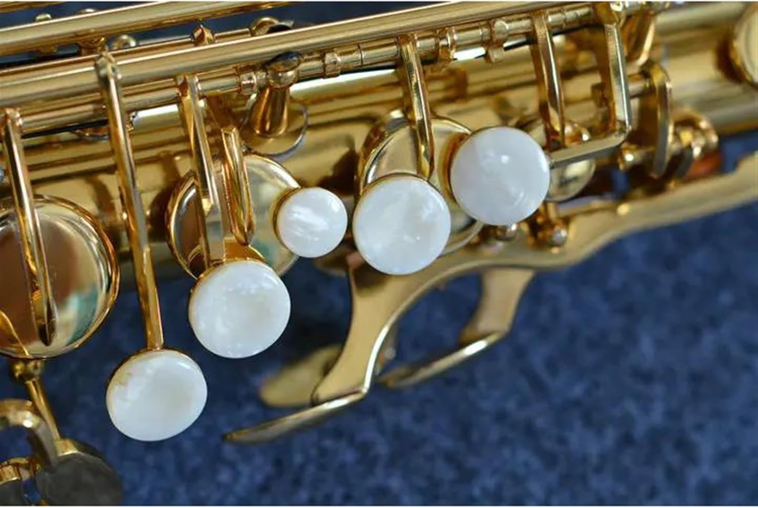 Gold Lacquer Alto Saxophone Eb Wind Brass Instrument Sax Alto Instruments Sax