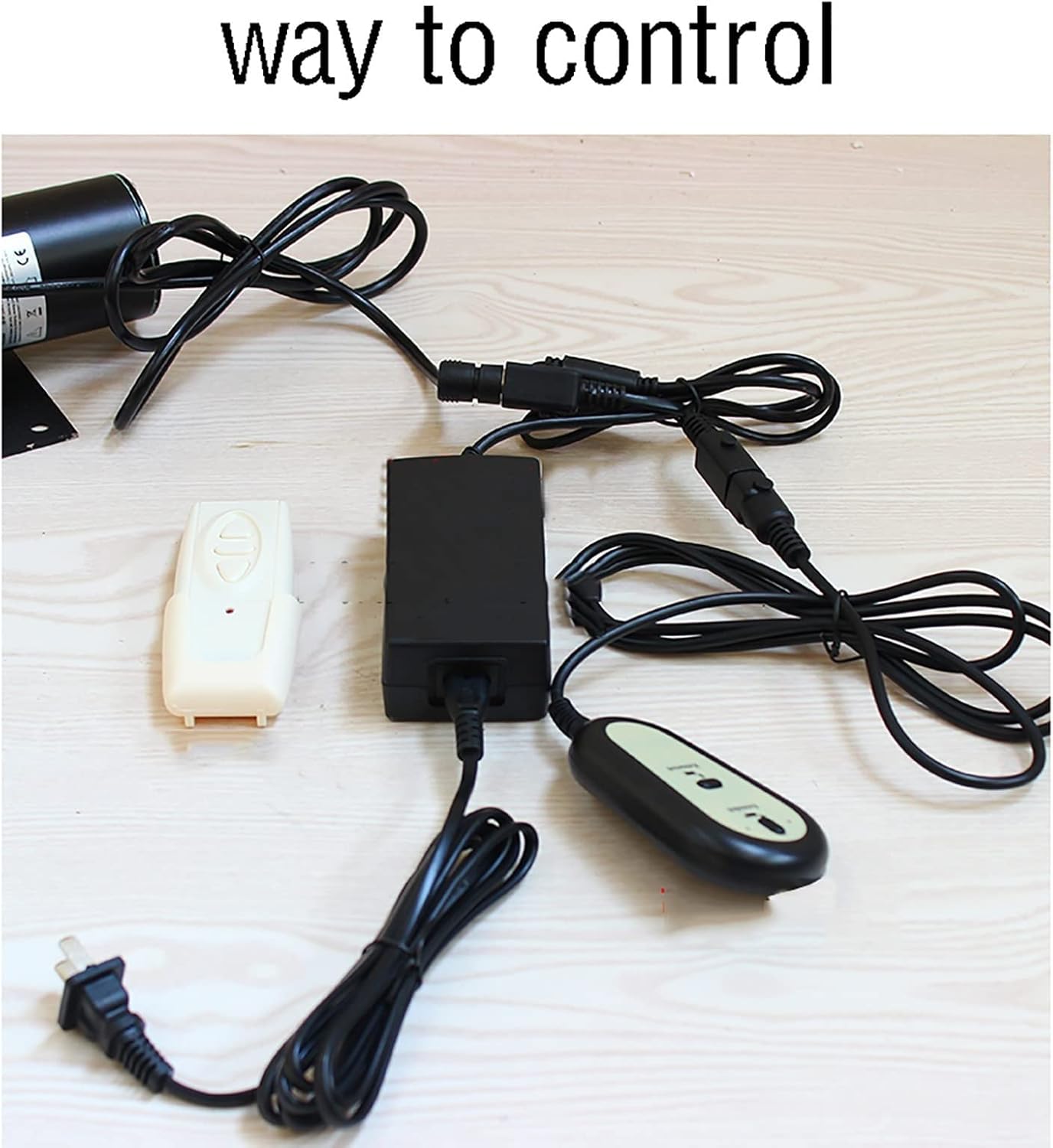 TV Mount Bracket Electric TV Lift - TV Wall Mount, Motorized Ceiling Mount, 90° Flip Up, Bracket(19.6inch)