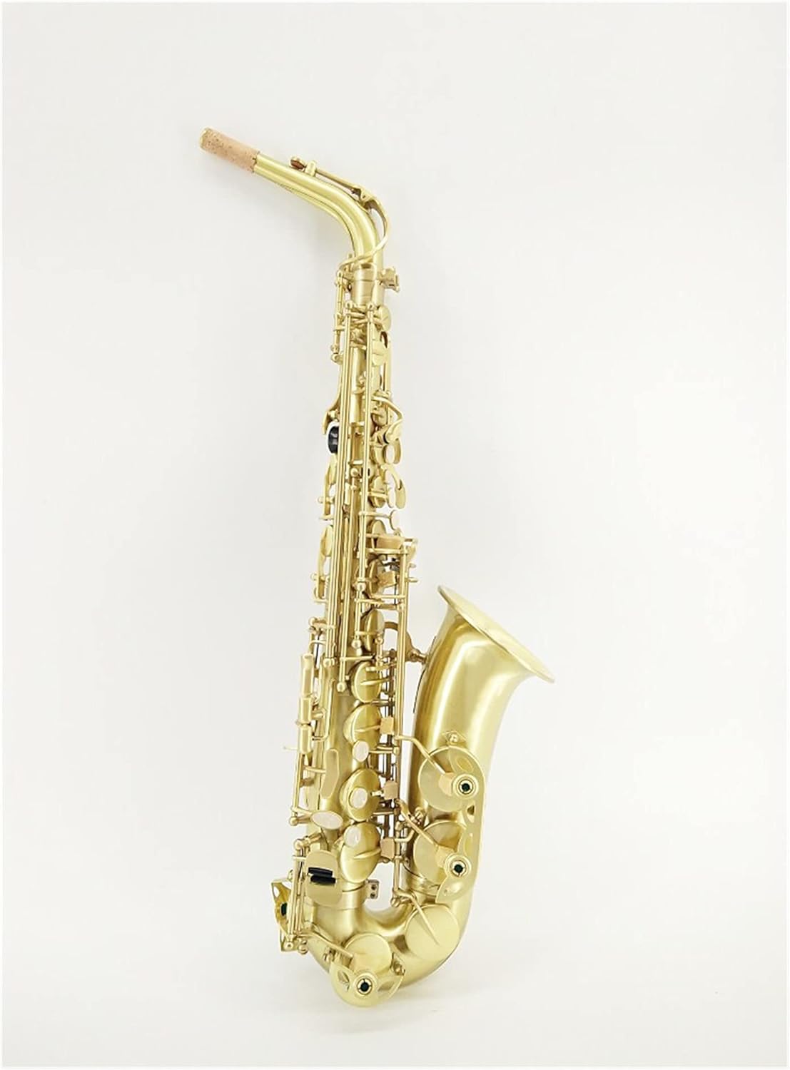 Professional Saxophone E-Flat Alto Saxophone/Wind Instrument Brushed Saxophone is Suitable for Beginners, Children and Ladies Brass Sax Beginners Kit