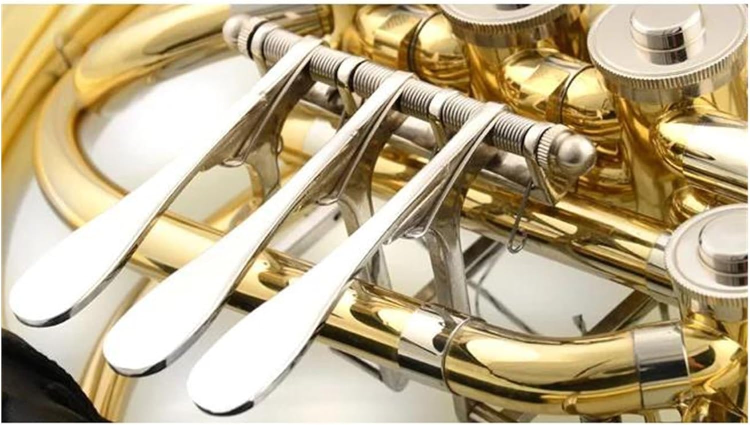 4 Key French Horn Professional Double Row French Horn F Bb 4 Keys Brass Material