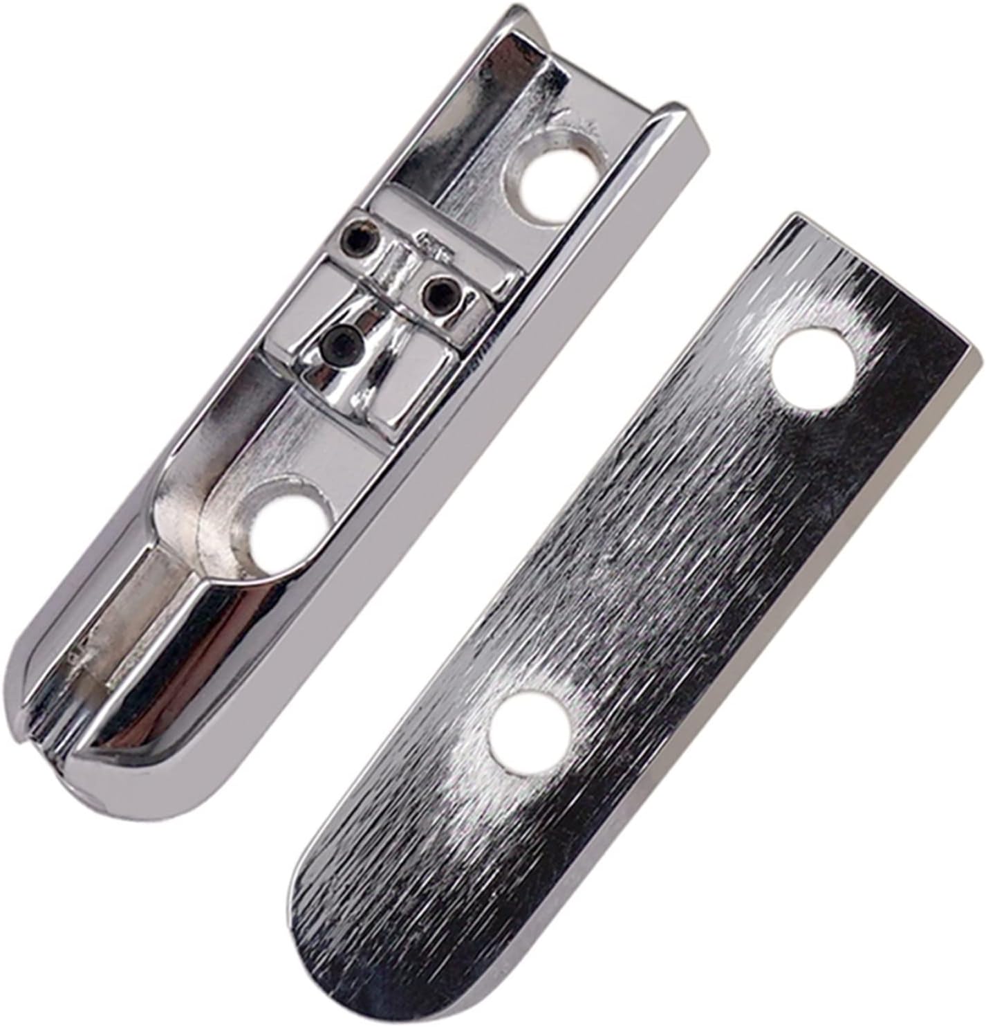 Guitar Bridge 1 Set of 6 Pcs Single Individual Bridge Saddles Tailpiece for 4 String Bass Guitar Parts Guitar Replacement Parts (Color : Gold)