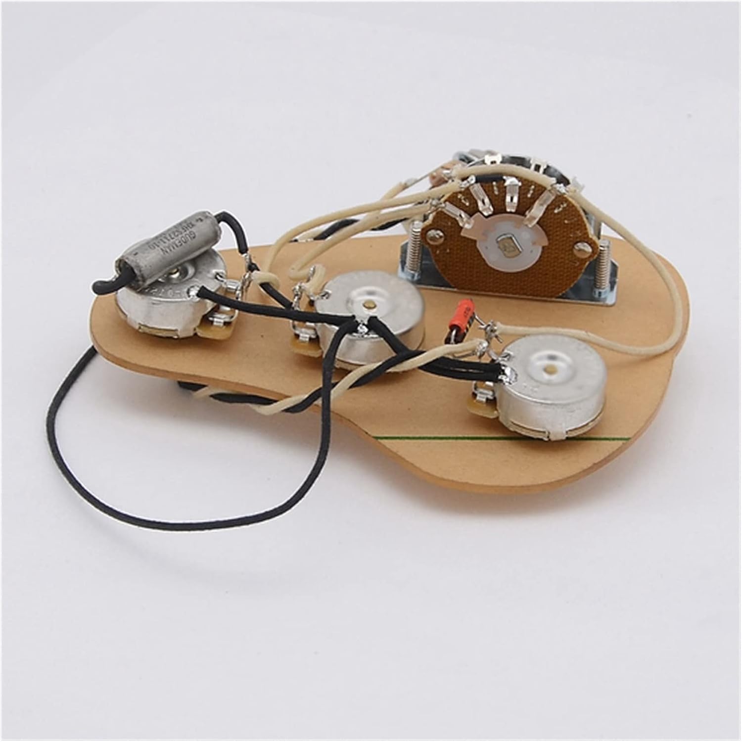 1 Set SSS Single Pickups Loaded Pre-Wired Electric Guitar Wiring Harness Prewired Kit Prewired Wiring Harness ​Kit (Color : 01)