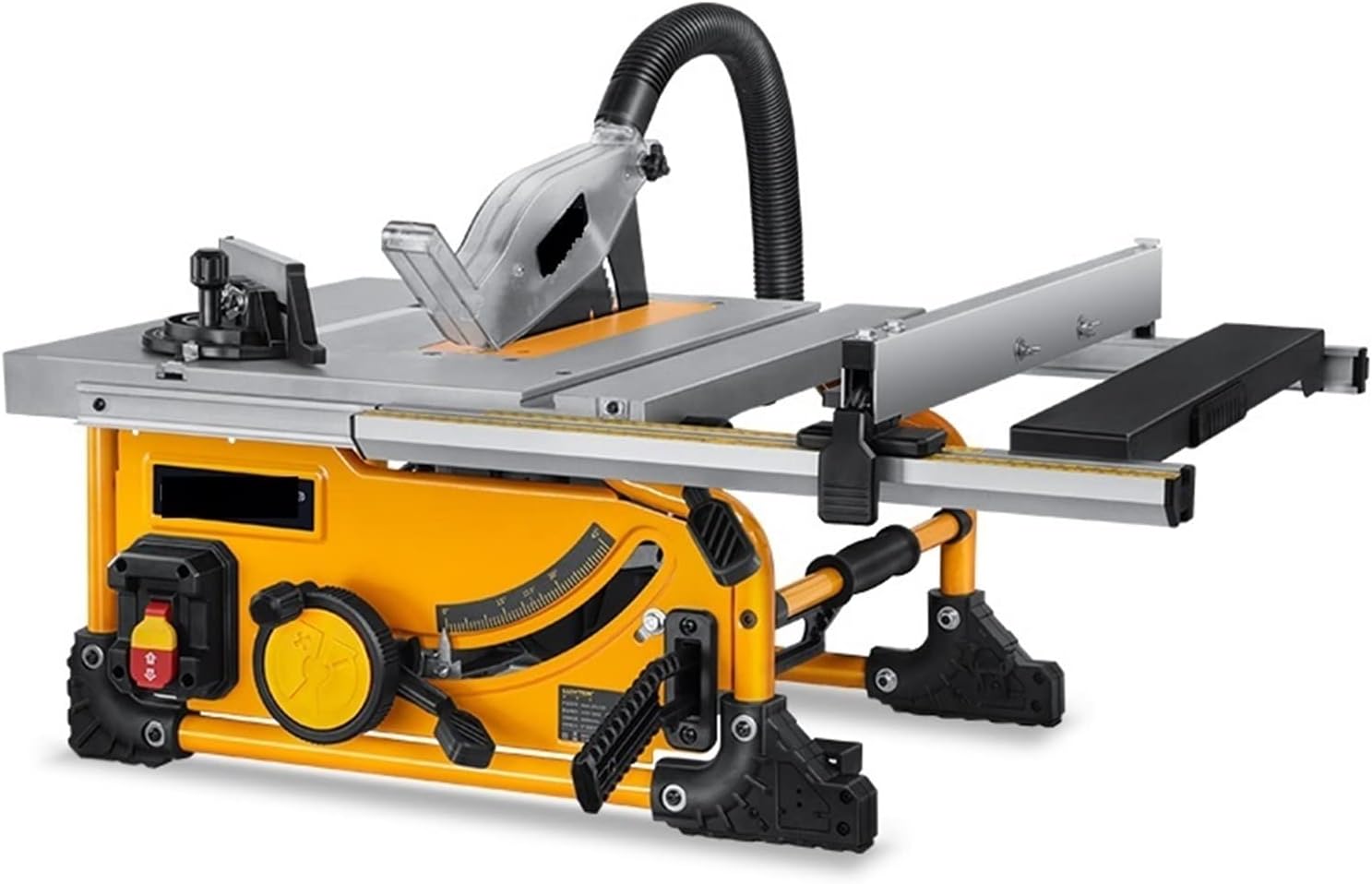 Table Saw 210mm 8 Inch Wood Cutting Saw Dust Free With Extension Portable Woodworking Machine with Efficiency(With plate Router C)