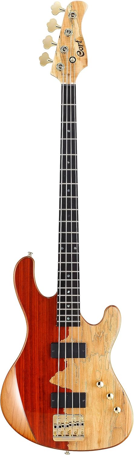 Cort, 4-String Bass Guitar, Right, Natural Glossy, Full (RITHIMICNAT)