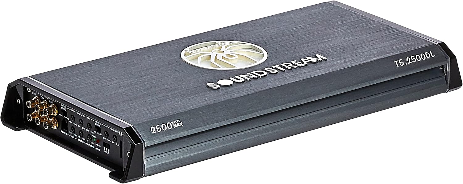 Soundstream T5.2500DL 2,500 Watt Tarantula Series 5-Channel Class A/B Amplifier