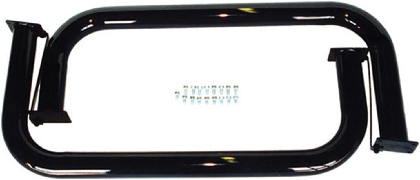 Rugged Ridge Round Tube Side Steps for Jeep CJ | Black | 11504.03 | Fits 1976-1986 Jeep CJ