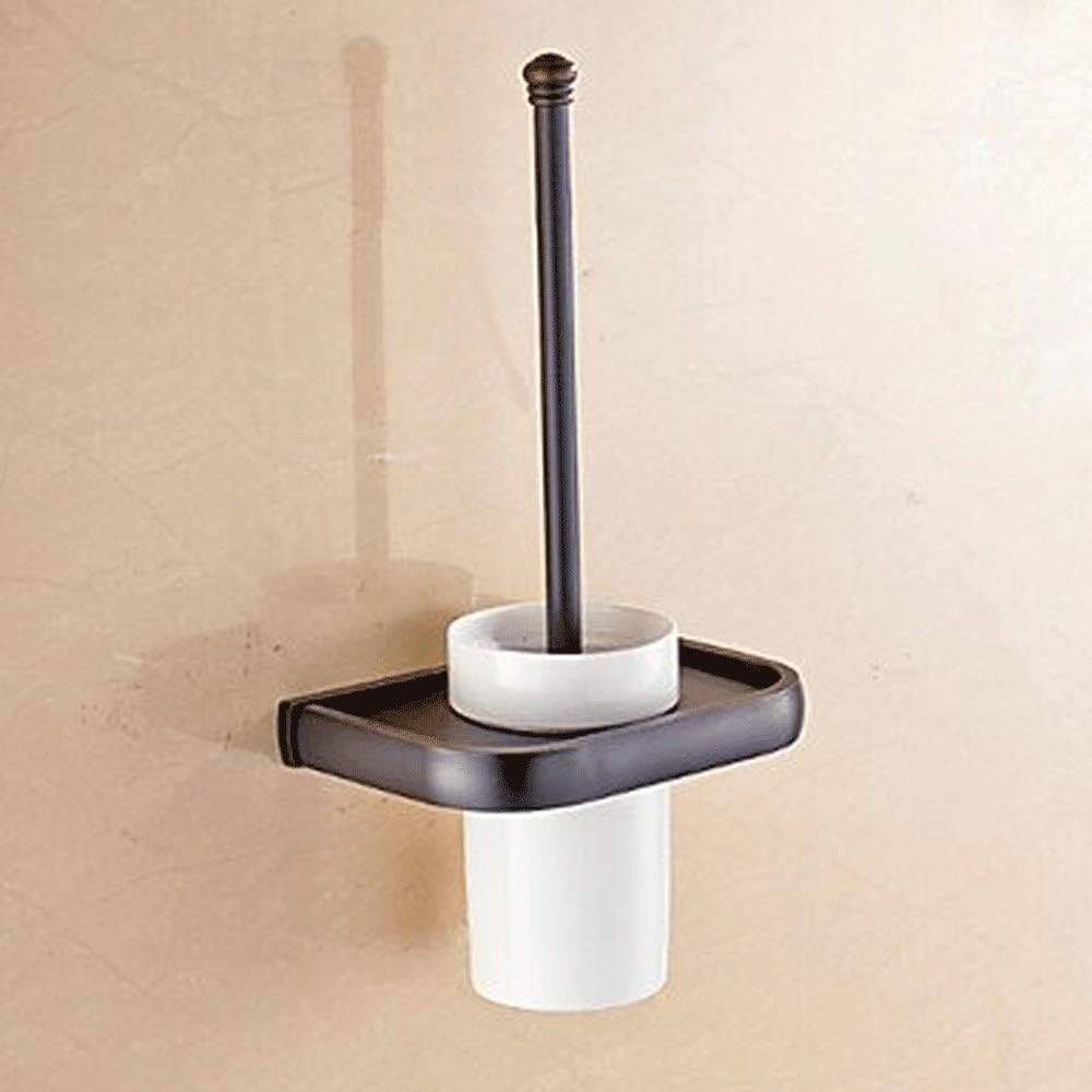 Toilet Brush Cleaner Soft Bristles Toilet Bowl Brush and Holder for Bathroom Deep Cleaning Wall Mountable