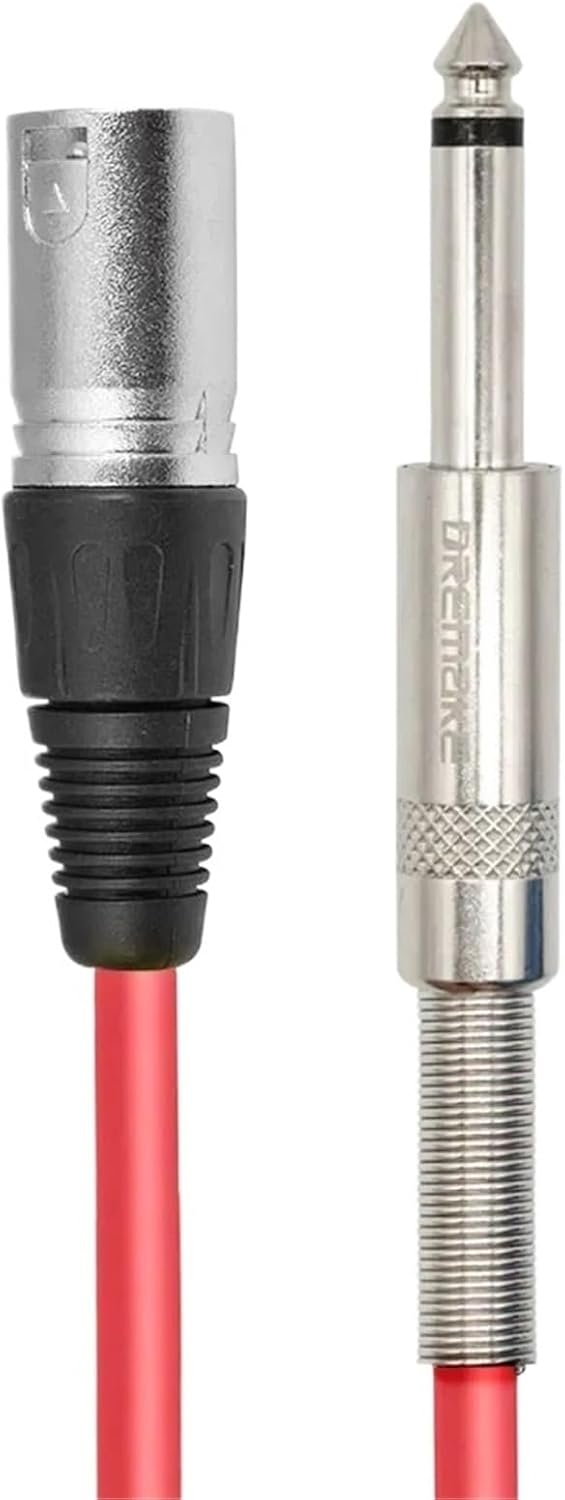 Instrument Cable XLR 3 Pin Plug to 6.35mm (1/4