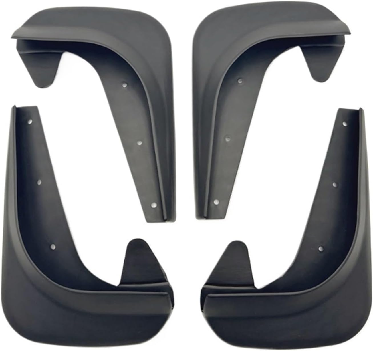 4pcs Set Car Tire Fender Universal Front Rear Wheel Mud Flaps Splash Guards MudFlaps With Screw Automobile Protector Accessories