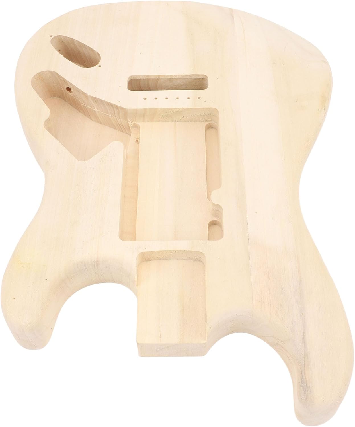 Electric Guitar Body Replacement Unfinished One Piece Maple Guitar Body for Guitars DIY Accessories