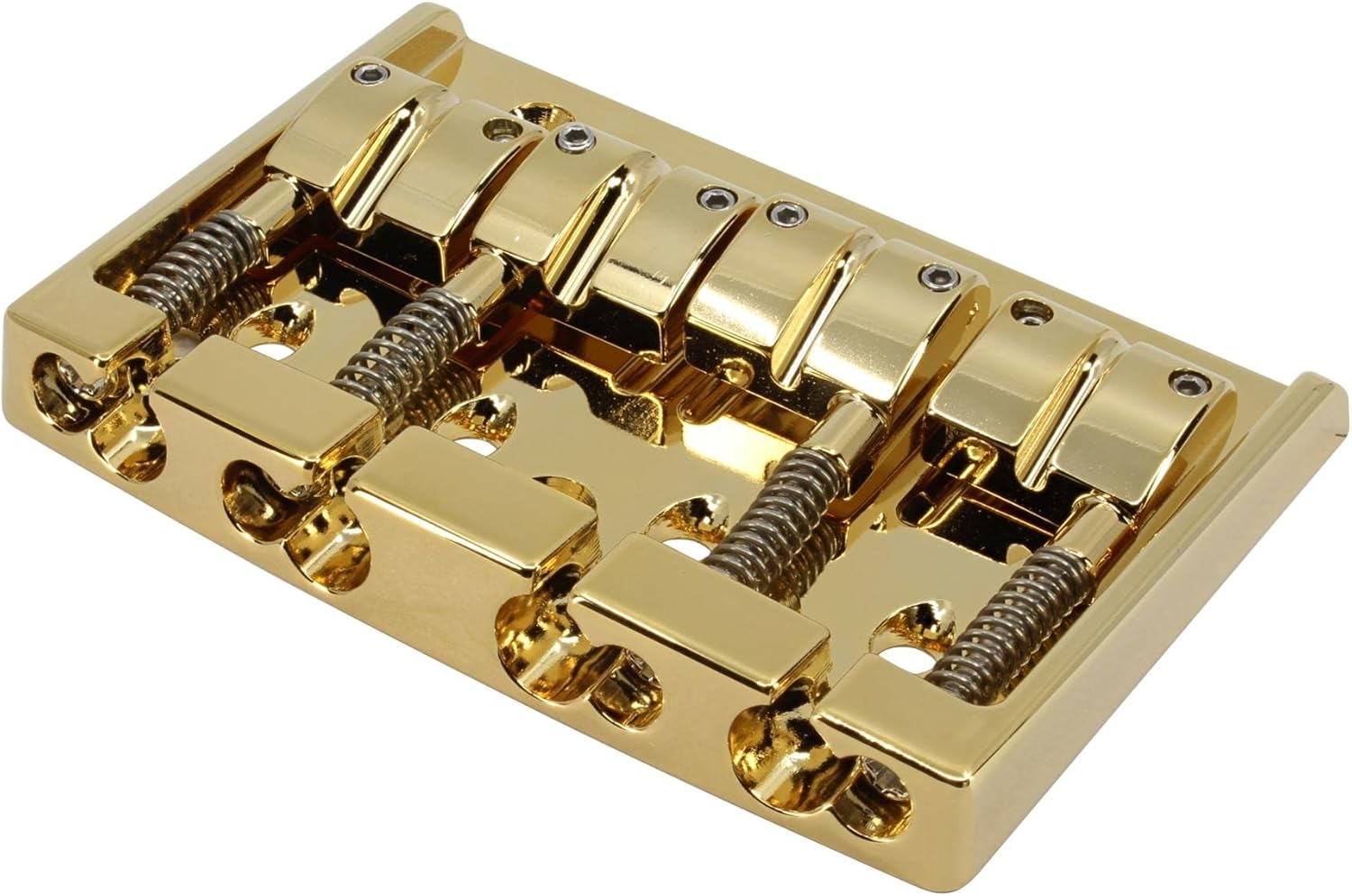 GOTOH 404BO-4 4-String Bass Bridge w/Brass Saddles - Gold