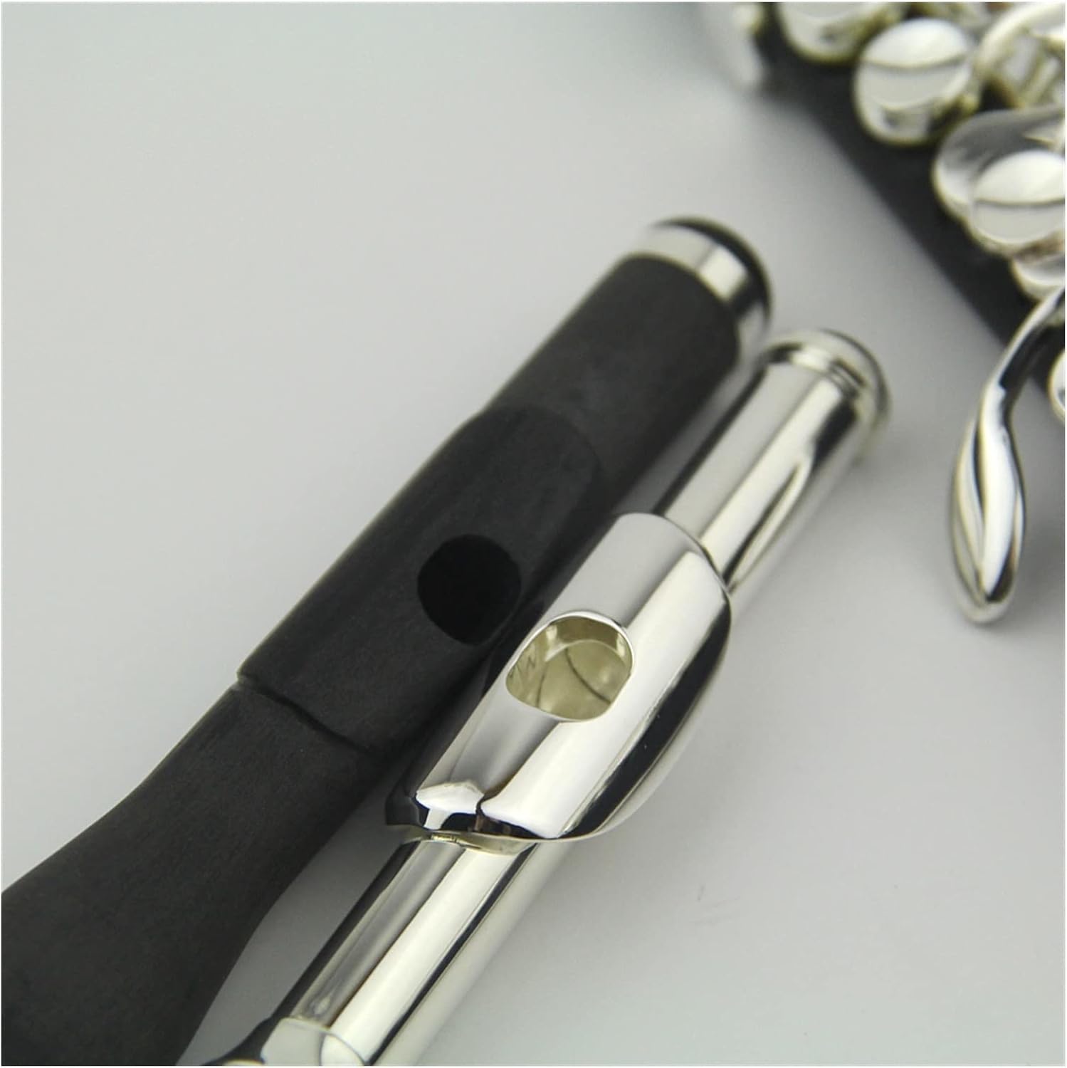 Flutes Piccolo Flute Silver Plated Keys with Wood Case Wind Musical Instruments Composite Woodpipe Body