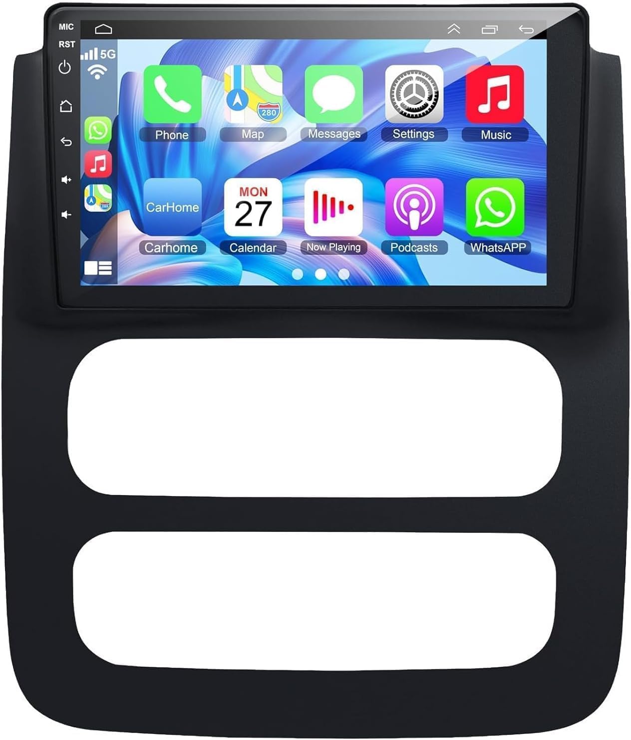 4+64 Android 13 Car Radio for Dodge RAM 1500/2500/3500 2002-2006, 9 Inch IPS Touch Screen Car Stereo with Wireless Carplay&Android Auto,GPS, WiFi, Bluetooth,FM, Support OBD2/DVR/DPS