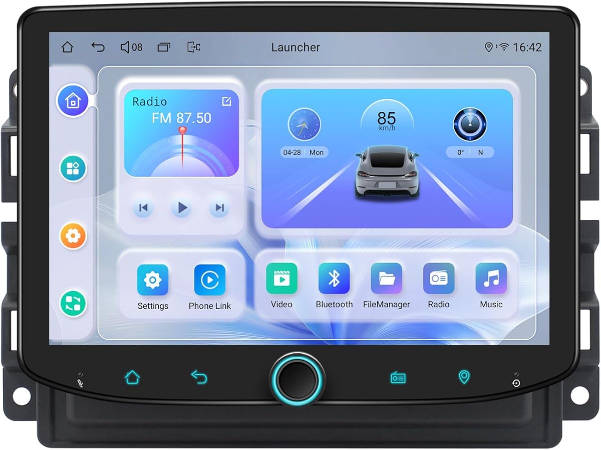 Joying Car Radio for Jeep Renegade 2015-2020, Android 13 Head Unit 8 Inch IPS Touchscreen Stereo for 8.4