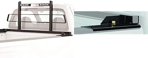 RealTruck Backrack Original Rack Frame + Hardware Kit for use w/Standard Bed, Combo | No Drill, Black | 15004 & 30119 | Fits 2007-2018 Chevrolet/GMC Silverado/Sierra 1500/2500HD/3500HD