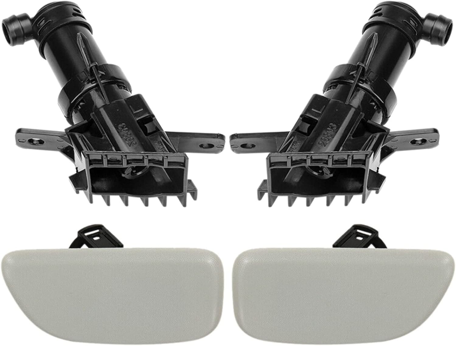 Car Headlight Water Spray Nozzle Cover Cap Front Bumper Washer Nozzle Cleaning Jet Pump,for Subaru Forester 2005-2008