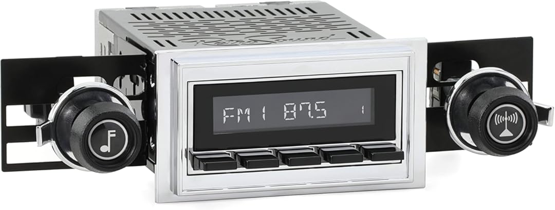 RetroRadio Compatible with 1972-76 Chevrolet Corvette Features Include Bluetooth, HD, SiriusXM Ready, AM/FM LCB-M4-118-37-73C