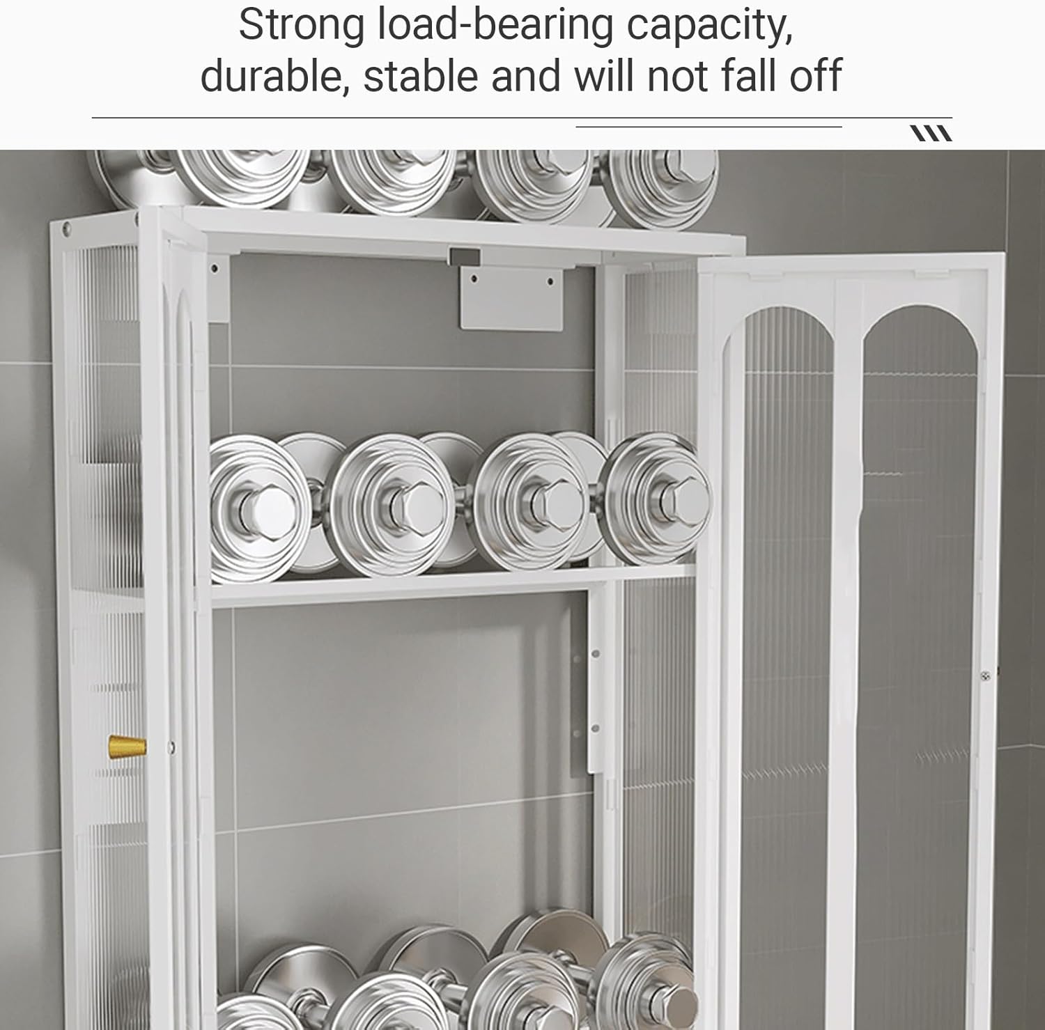 Corner Kitchen Wall Mounted Glass Display Cabinet Compact Bathroom Storage Cabinets Wall Mount with Door for Bedroom, Living Room, Bathroom, Kitchen(Black,30*14*34.5CM/11.8*5.5*13.6IN)