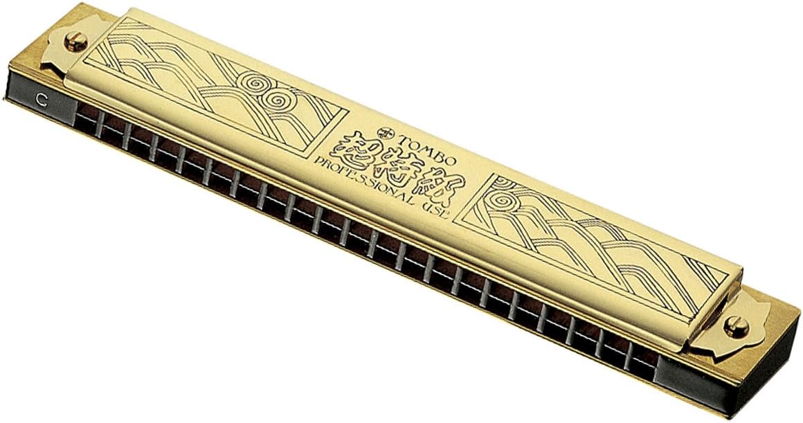 TOMBO NO.1921 The Super Deluxe Tombo Harmonica Key of A