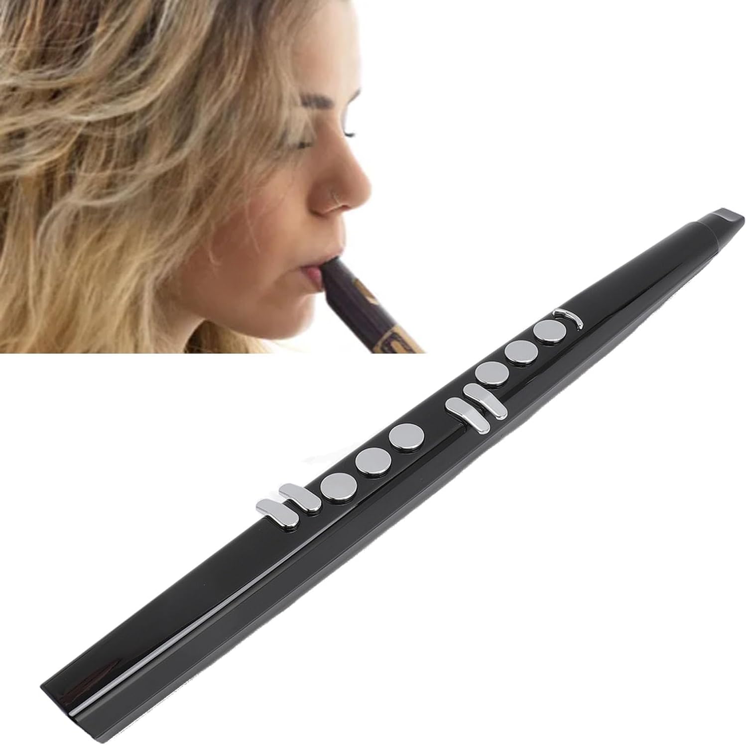 Bewinner Portable Electronic Wind Instrument, 13 Types of Instrumens & 12 Accompaniments Electronic Saxophone with Digital Screen, 4H Working Time HiFi Speaker MIDI Connectivity, Bewinner5wy6u93gbh