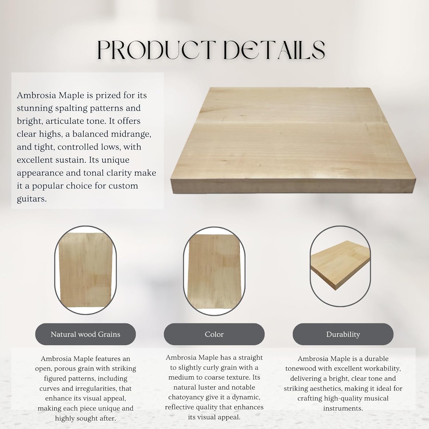 Exotic Wood Zone Basswood Guitar Body Blank | Unfinished Electric Guitar Body | Luither Tonewood Suppliers 21