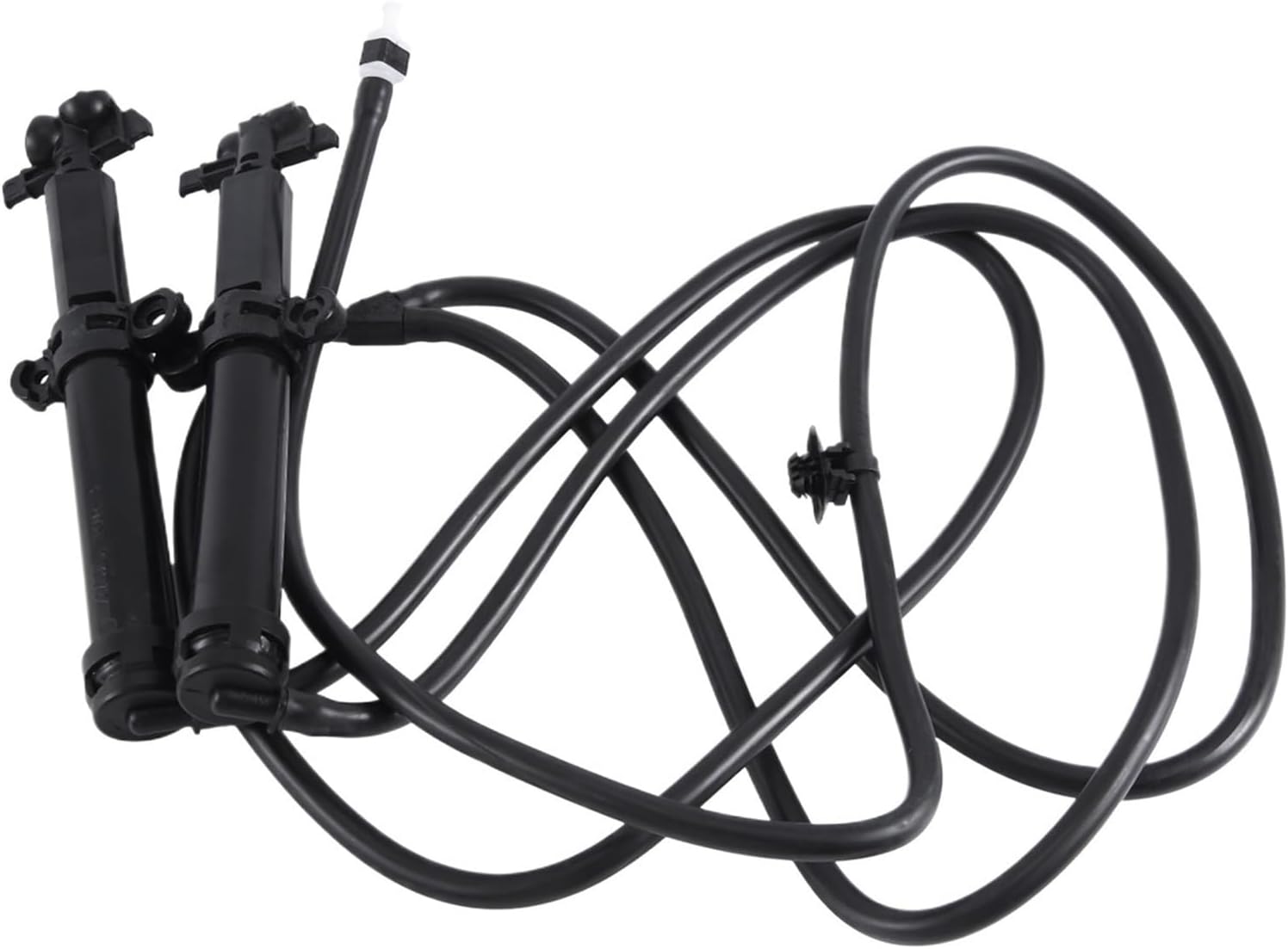 1Pair Car Front Bumper Headlight Washer Nozzle Water Spray Jet Compatible for Peugeot 508 2010-2014 6438EV