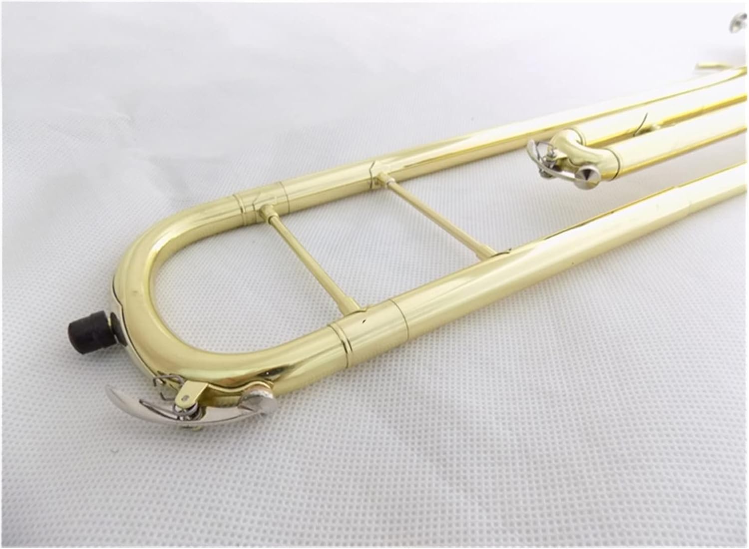 TSTS Bb Piston Trombone Musical Instruments B Flat Trombones Brass with Case Mouthpiece Beginner Trombone