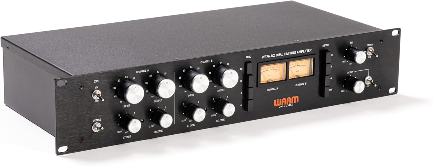 Warm Audio WA76-D2 Dual-channel Discrete FET Compressor/Limiter