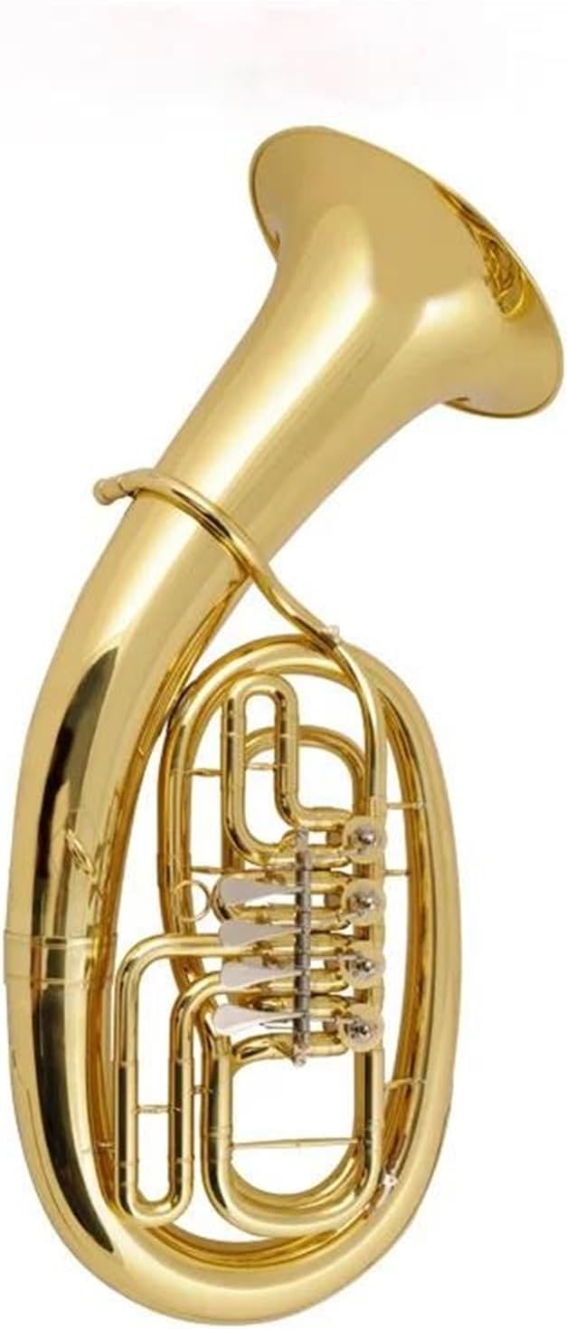 Beginner euphonium Euphonium Four Flat Keys Lacquered Gold Euphonium Big Horn Musical Instrument