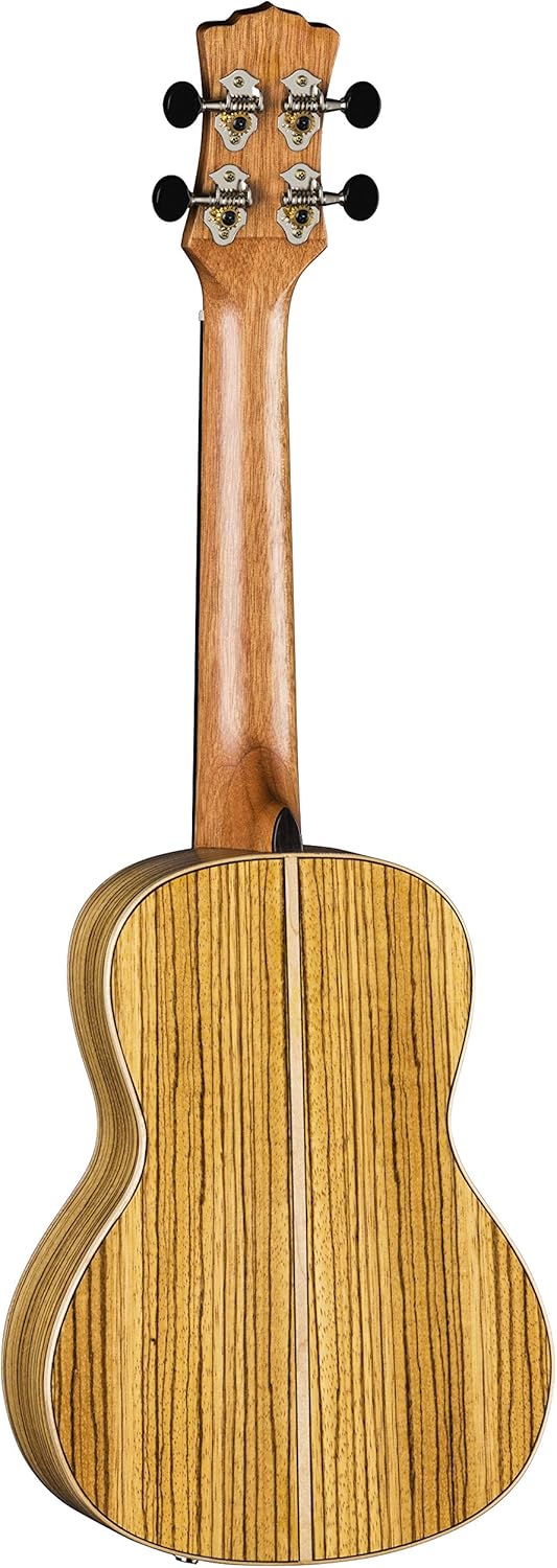 Luna High Tide Concert Acoustic/Electric Ukelele with Gigbag, Zebrawood