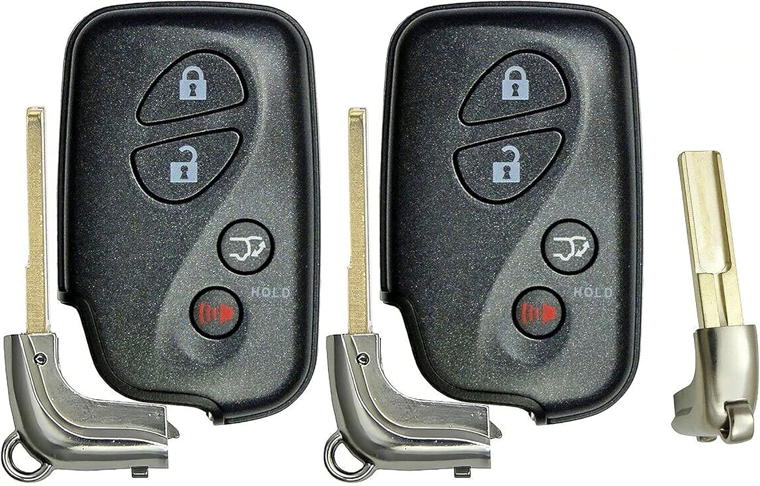 2X New Replacement Proximity Key Fob Remote Compatible with & Fit for Lexus (Read Description) - MPN HYQ14AEM-N-03