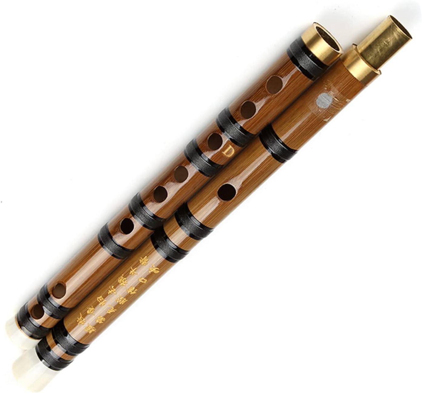 TSTS Chinese Bamboo Flute Woodwind Flute Bamboo Flute Musical Instrument Chinese Traditional Dizi Transversal Flauta for Beginner (Color : D Key)
