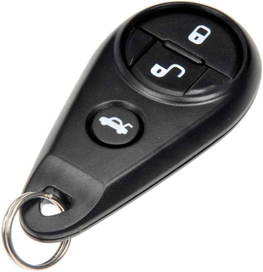 KarParts360 for Subaru Forester 2000 01 02 03 2004 Keyless Entry Remote | Black Color | 4 Buttons | Replacement for 88035AC230, 88035AC231