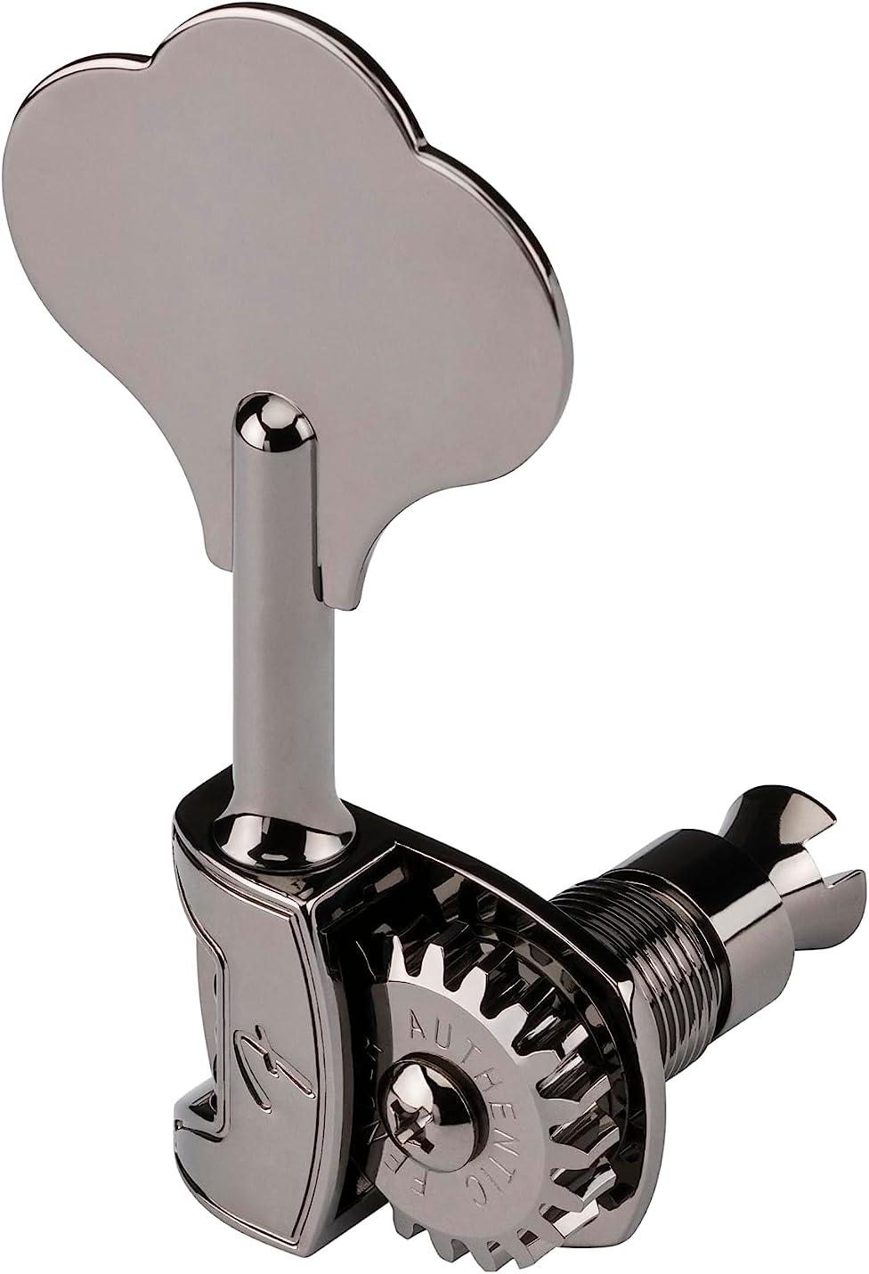 Deluxe Bass Tuners with Fluted-Shafts (4), Black