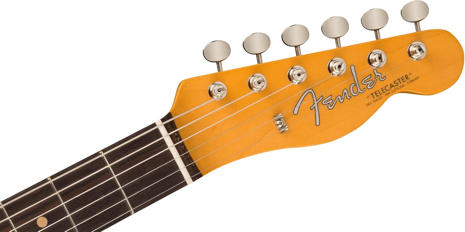 Fender American Vintage II 1963 Telecaster - 3-Color Sunburst Bundle with Case, Hat, Strap, Cable, and Guitar Cleaning Kit