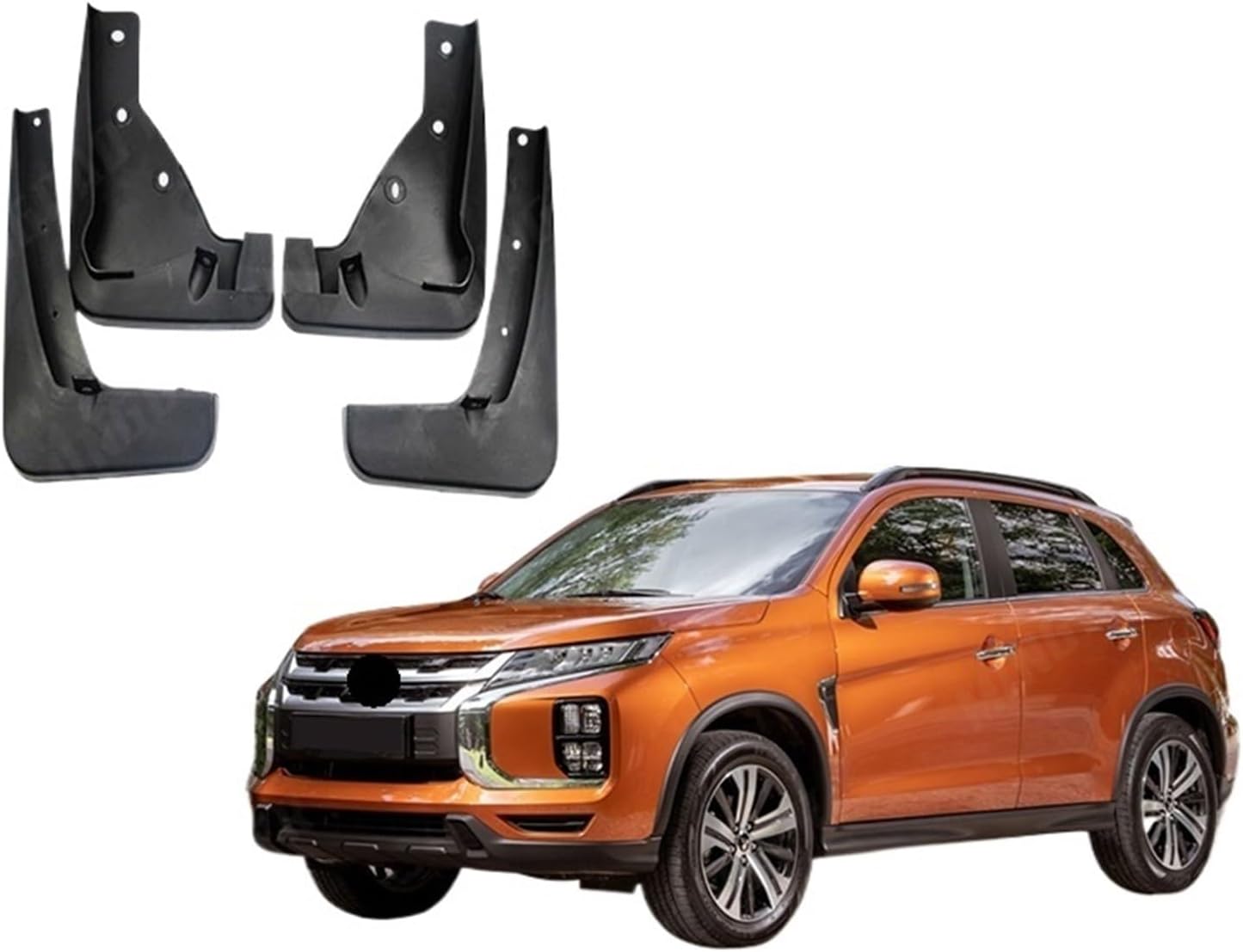 Car Fender Compatible with Mitsubishi ASX 2011-2020 Mud Flaps Splash Guards Mud Flap Mudguards AUTO Accessories mud Splash 2012 2013 2014(2011-2018)