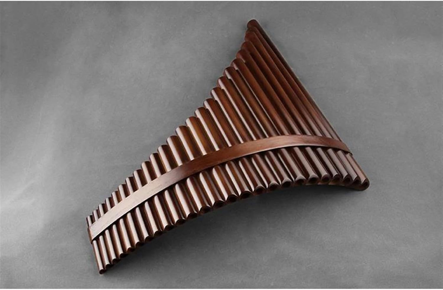 pan flute for beginners Professional Pan Flute Chinese Traditional Musical Instrument 25 Pipes Pan Flute C Key Woodwind Purely Handmade (Color : Left)