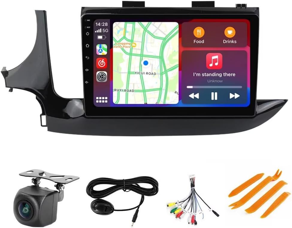 Android Stereo Radio for Buick Encore 2017 2018 2019, Biorunn 9 Inch GPS Navi Wireless Car-Play Android Auto Upgrade Dash Kit Blue-Tooth FM RDS Head Unit 1GB RAM 32GB ROM