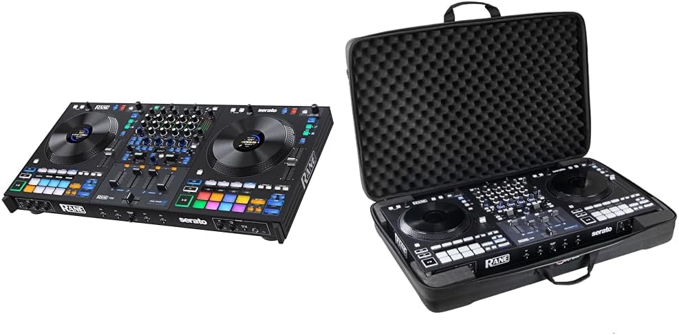 RANE FOUR Advanced 4 Channel Stems DJ Controller Bundle with ODYSSEY Molded Soft Case for RANE FOUR