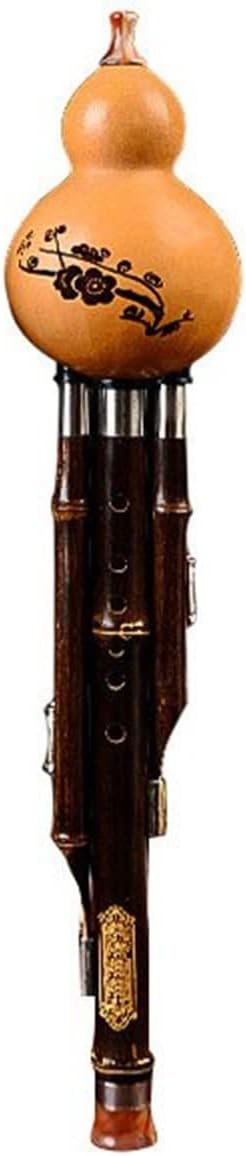FLFL Hulusi Removable Cucurbit Flute Musical Instrument for Playing Learning Grade Test (Color : 02, Size : BB)