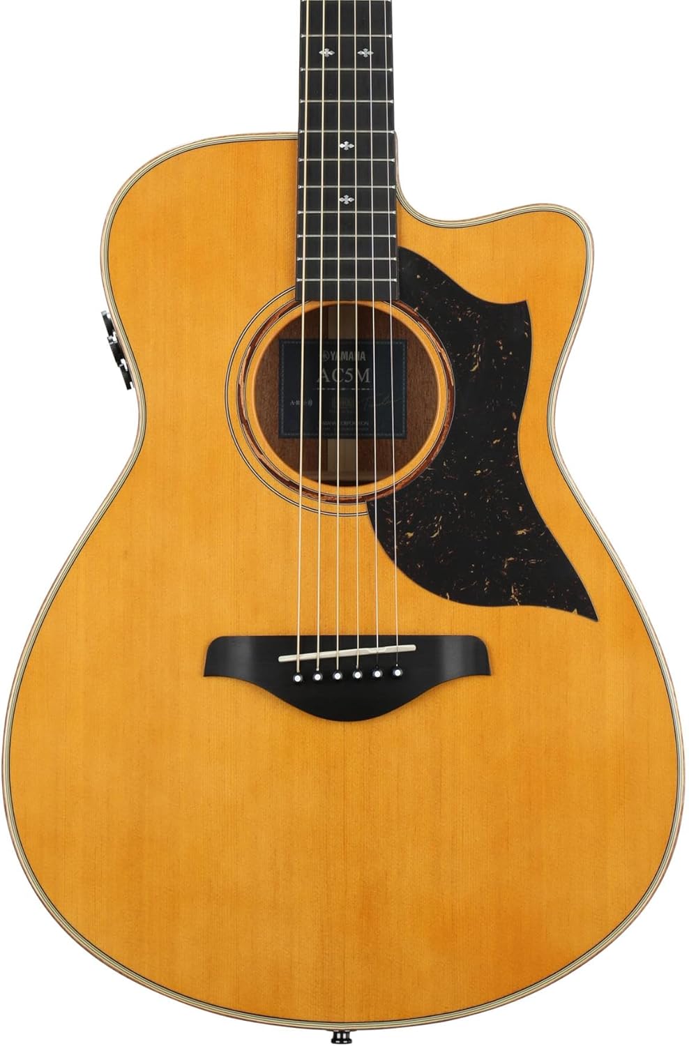 Yamaha AC5M ARE Concert Cutaway Acoustic-electric Guitar - Vintage Natural